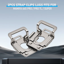 2X Lugs Shoulder Strap Adapter Clips For Mamiya 645 Pro/Pro TL/Super Camera