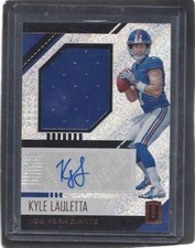 KYLE LAULETTA 2018 PANINI UNPARALLELED GIANTS ROOKIE JERSEY AUTO RC