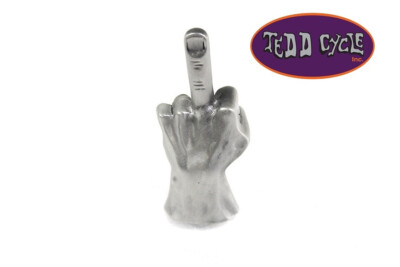 Middle Finger Fender Ornament Knuckle Pan Shovel Chopper TC-88 EVO Indian