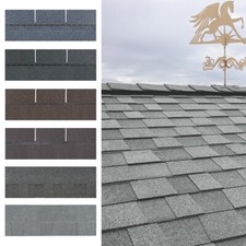 ROOFING FELT SHINGLES TILES ROOF ASPHALT SHED HOUSES RECTANGLE 14/18PCS