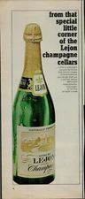 1965 Lejon American Champagne Vintage Print Ad 1706