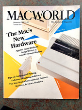 MACWORLD MAGAZINE JANUARY 1986 MACINTOSH COMPUTER HARDWARE EDITION