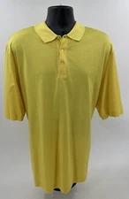 Polo Golf Ralph Lauren Polo Shirt Adult Pima Cotton Lemon Yellow Men’s XL *READ*