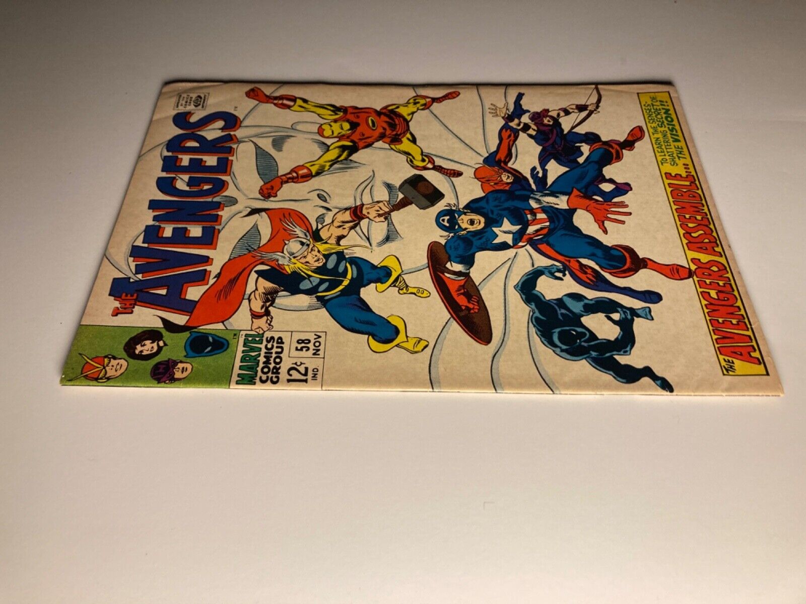 Avengers #58 1968-Vision Origin-Hot Book-Nice Copy