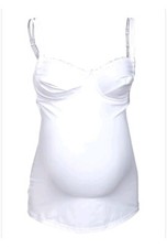 Brand New Splendour Maternity Nursing Cami Top White 34 C