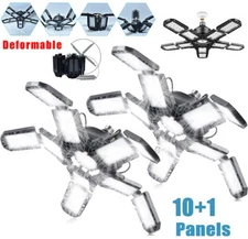 9000000LM LED Garage Light Super Bright Work Shop Ceiling Lights Deformable Bulb