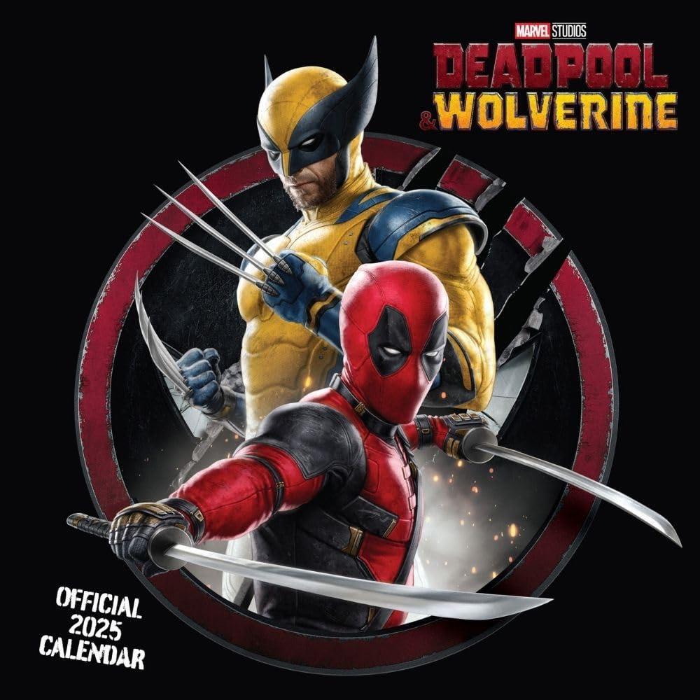 Marvel Deadpool Calendar 2025 - Square Wall Calendar