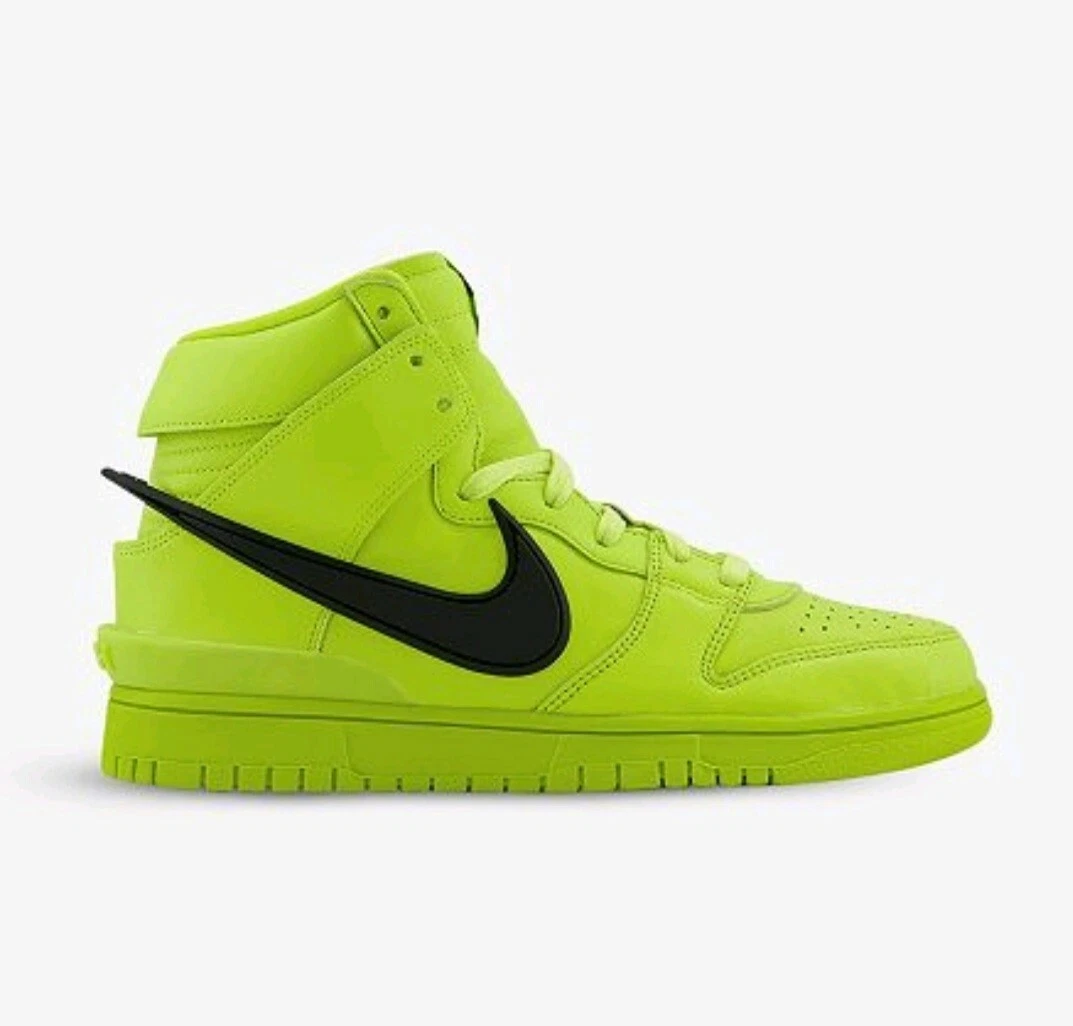 Nike AMBUSH x Dunk High Flash Lime | eBay