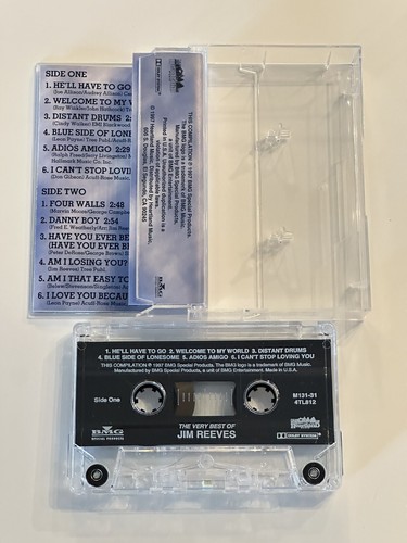 The Very Best Of Jim Reeves - By Jim Reeves - Cassette Tape - Tested - Picture 4 of 5