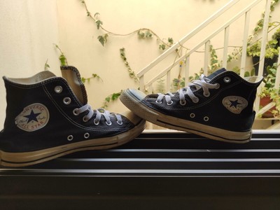 used black high top converse