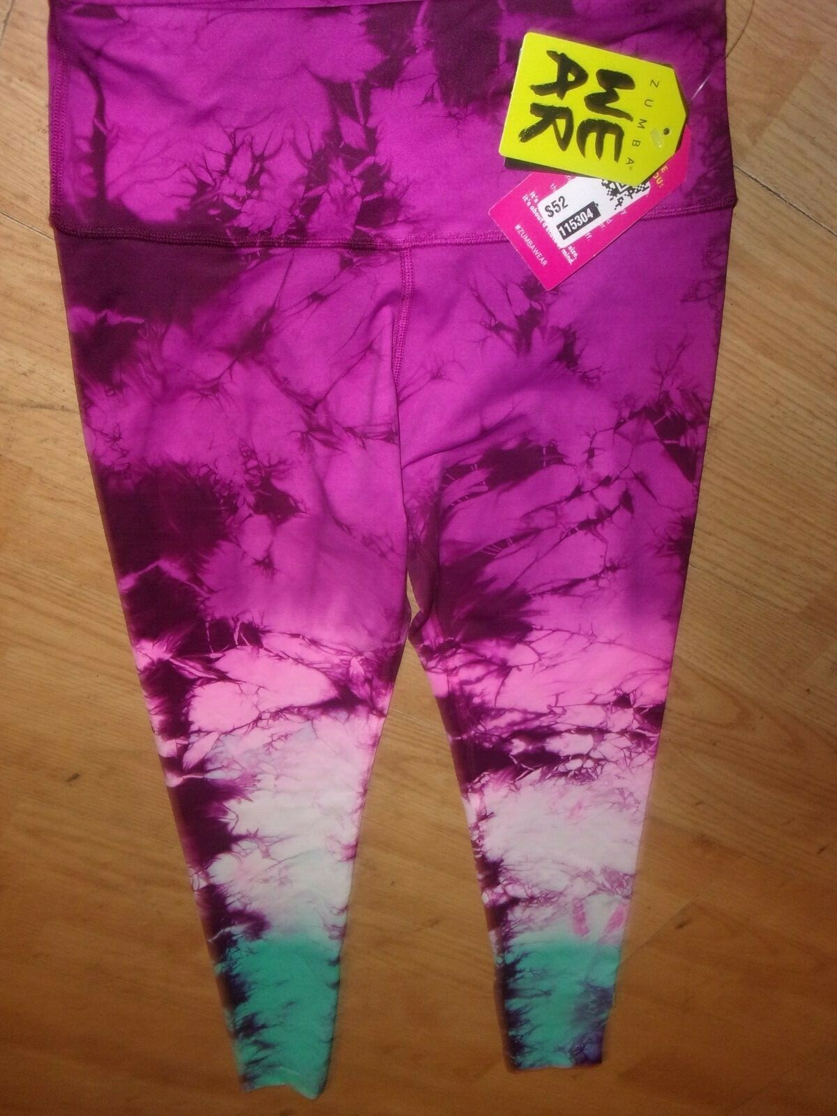 Zumba Tie Dye For Zumba Ombre Leggings Perfect in Purple size S or XS C42 eBay