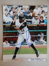 Jose Castillo Autographed 8