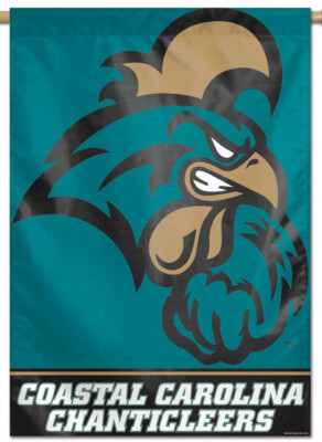 COASTAL CAROLINA CHANTICLEERS Official NCAA Team Logo 28x40 WALL BANNER