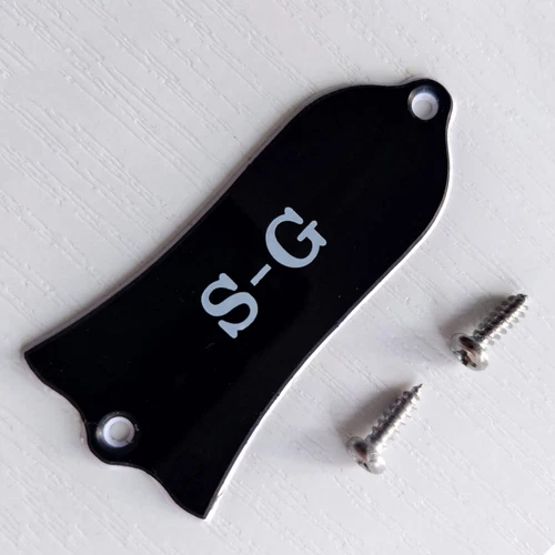 Truss Rod Cover Plate Guitar Standard Parts 2 Ply Black for Fender and Gibson