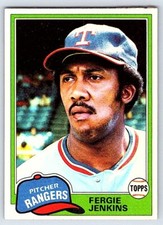 1981 TOPPS FERGIE JENKINS #158