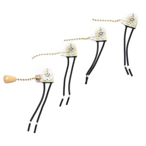 4pcs Home Ceiling Fan Lamp Wall Light Replacement Pull Chain Cord