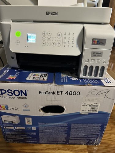 Epson EcoTank ET-4800 stampante multifunzione wireless bianca a getto d'inchiostro - Foto 5 di 5