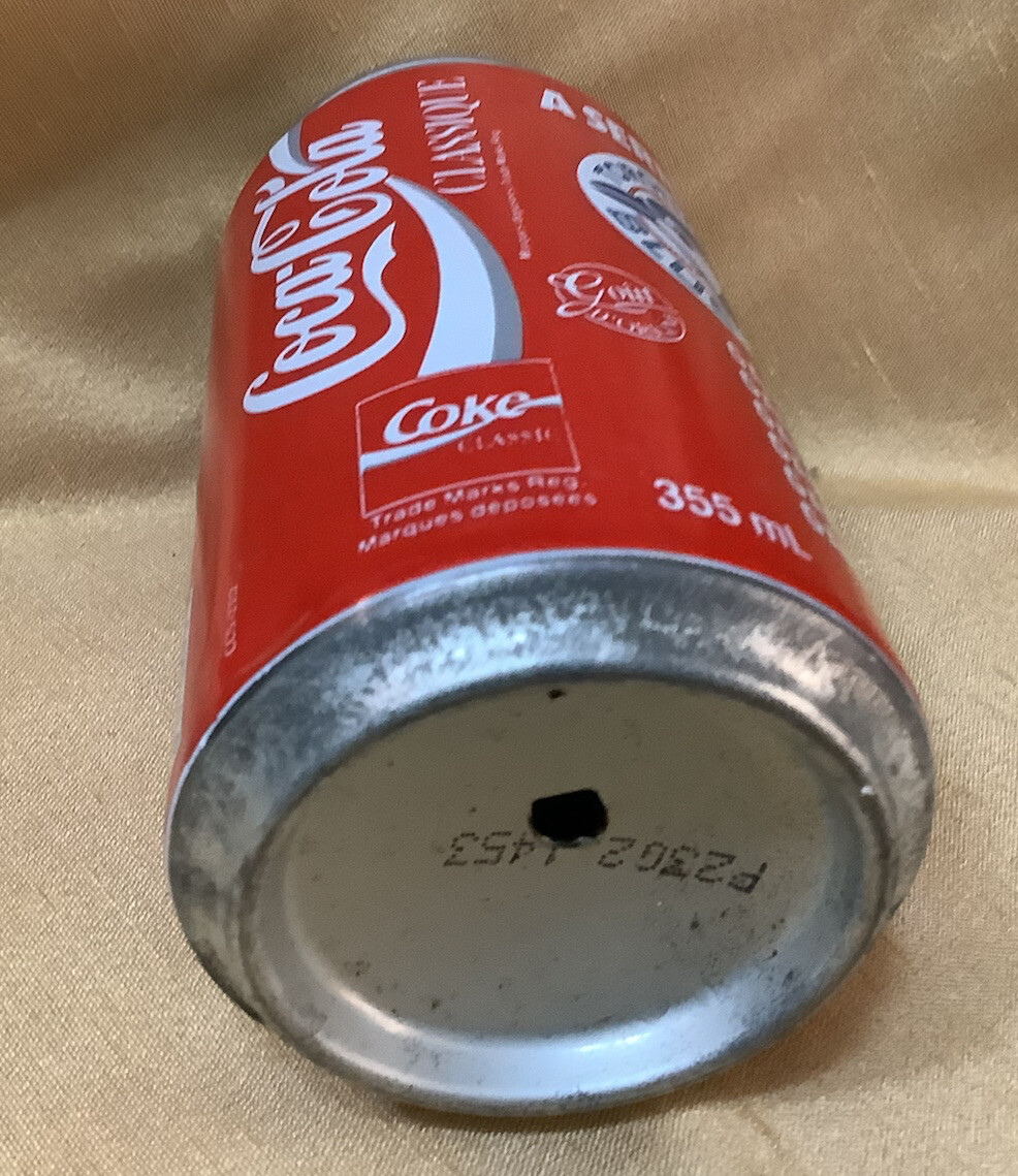 Vintage Coca Cola Empty Can 1992 World Series Champion Toronto