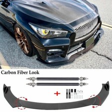 For Infiniti Q50 Q60 Q70 G37 Carbon Style Fro...