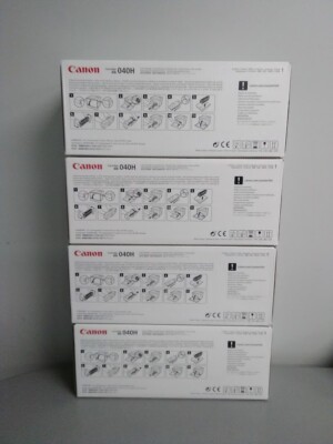 Canon 040H Set Original Canon Laser Toner Cartridges Black, Cyan