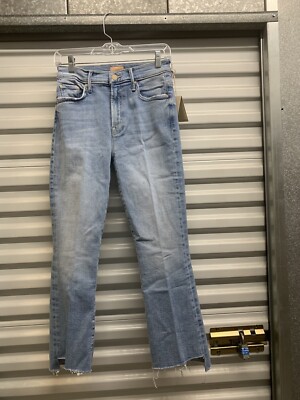 Mother The Insider Crop Step Fray In Limited Edition Jeans Size 27 