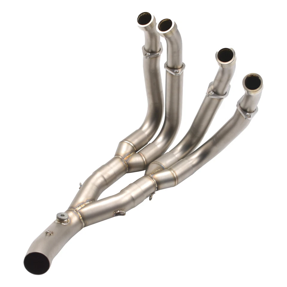 Sistema de tubos de escape de acero inoxidable tubos de cabezal para Yamaha YZF R6 YZF-R6 2006-2020 Foto 4 de 4
