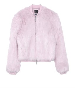 armani exchange fur jacket