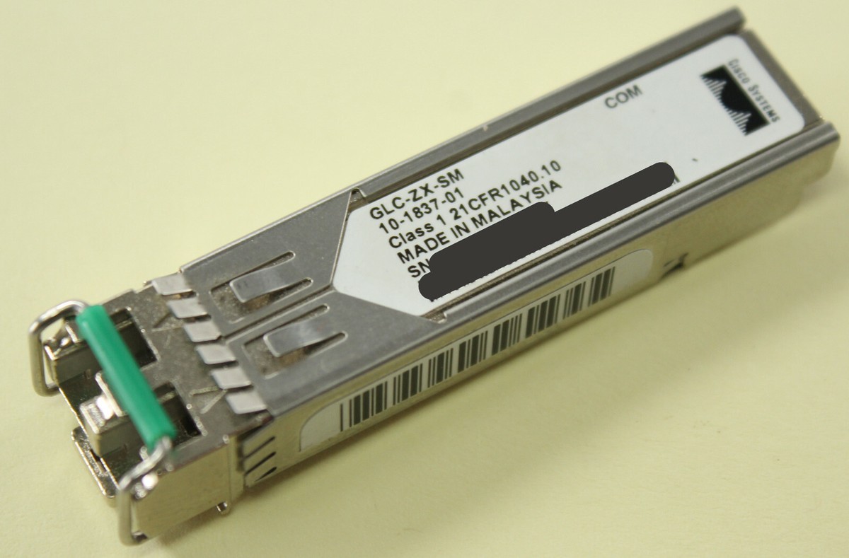 光透 CISCO GLC-ZX-SM 1000Base-ZX 1550nm 80km SFP Transceiver module10