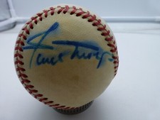 Willie Mays, Leo Durocher & Mize Signed National League Baseball with Case & COA