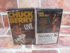 Chuck Berry Lot of 2 Cassette Live  Best of Tape