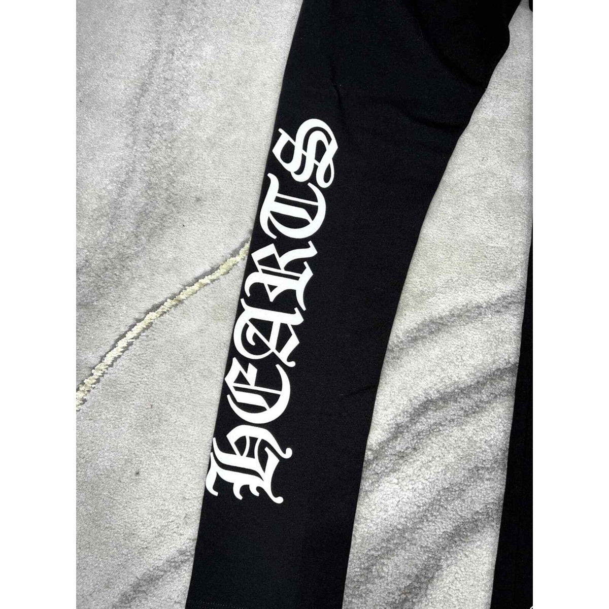 Chrome Hearts Leggings Logo×Black Msize Logo Chrome Hearts Leggings – Denymz Clothing Store