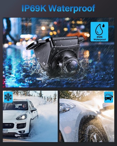 "Camara Trasera HD De Reversa Para Auto Carro Coche Universal Con Vista Nocturna - Picture 2 of 7