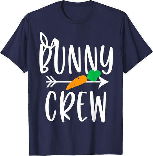 Bunny Crew Easter Cousin Crew Matching Family Outfit Funny T-Shirt Hoodie - Picture 6 of 16