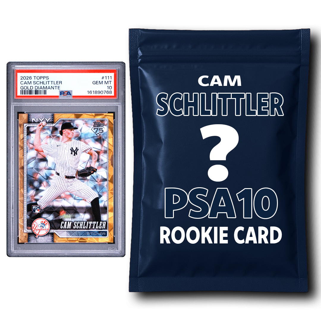 Cam Schlittler PSA 10 Graded Rookie Baseball Card Mystery Box