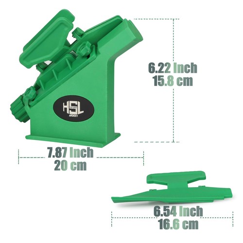 Tiro con l'arco Fletching Jig con morsetti elicoidali dritti e destri pale piume S... - Foto 2 di 8