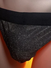 M silver Iridescent Jockstrap Party Men Underwear Bday Fun Gym Gift Club Wear