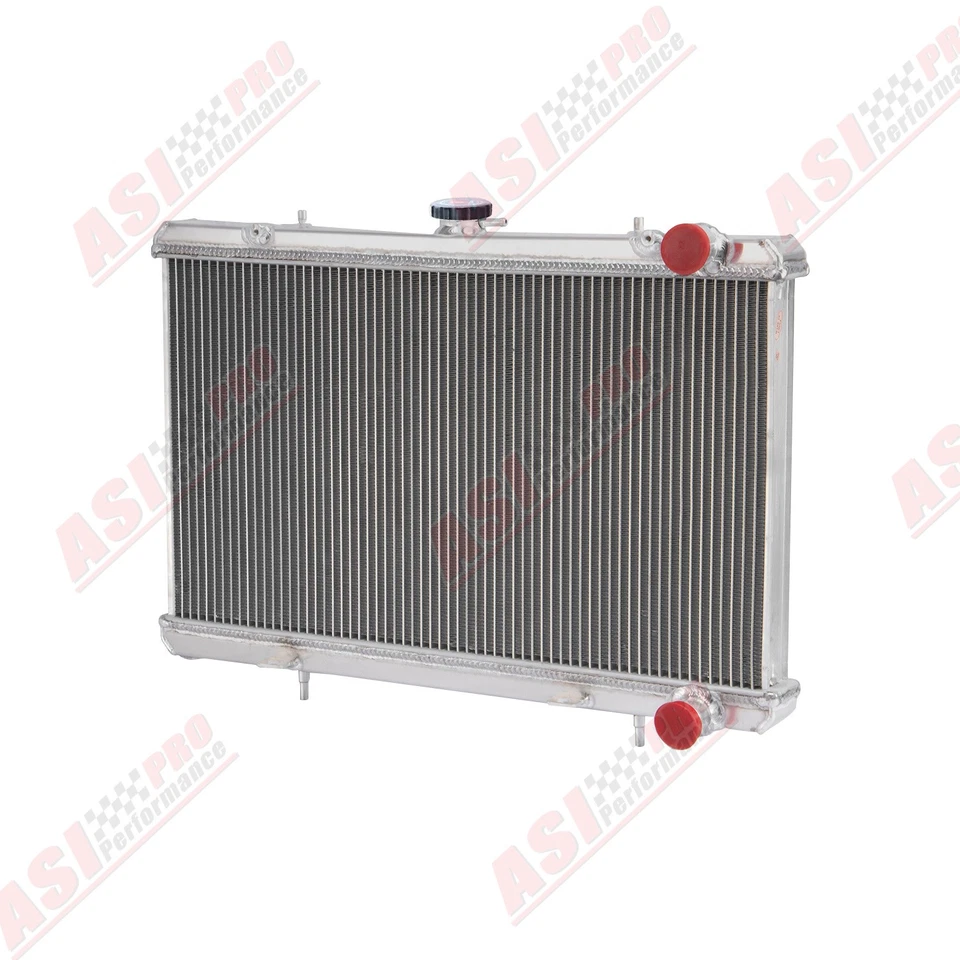 Radiador de aluminio de 3 filas para Nissan 240SX LE SE XE 1989-1994 1992 2,4 L l4 gasolina MT Foto 2 de 4
