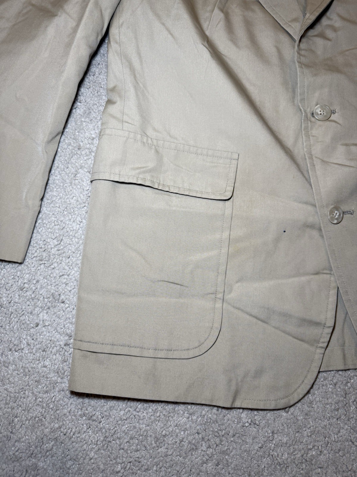 Vintage Brooks Brothers Jacket Men 44R Brown Blazer Wool Sport Coat Made USA 80s thumbnail 7