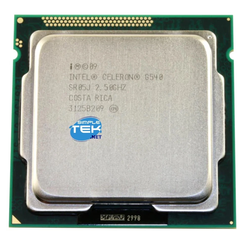 Processor Intel Celeron G540 2.50GHZ SR05J Socket LGA1155 LGA 1155 CPU - Image 3 of 4