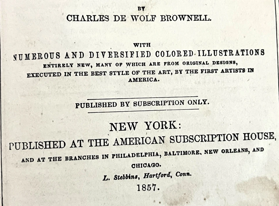 1857~INDIAN RACES OF NORTH SOUTH AMERICA~CHAS DE WOLF BROWNELL~Aboriginal Races - Image 4 of 4