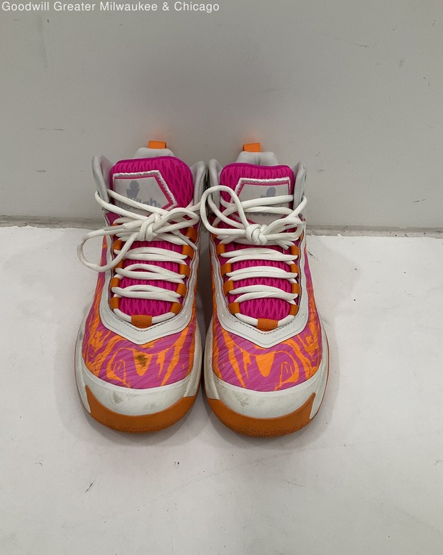 Moolah Kicks Kid's Press Break V2 Orange/Pink Shoes Size 4.5Y