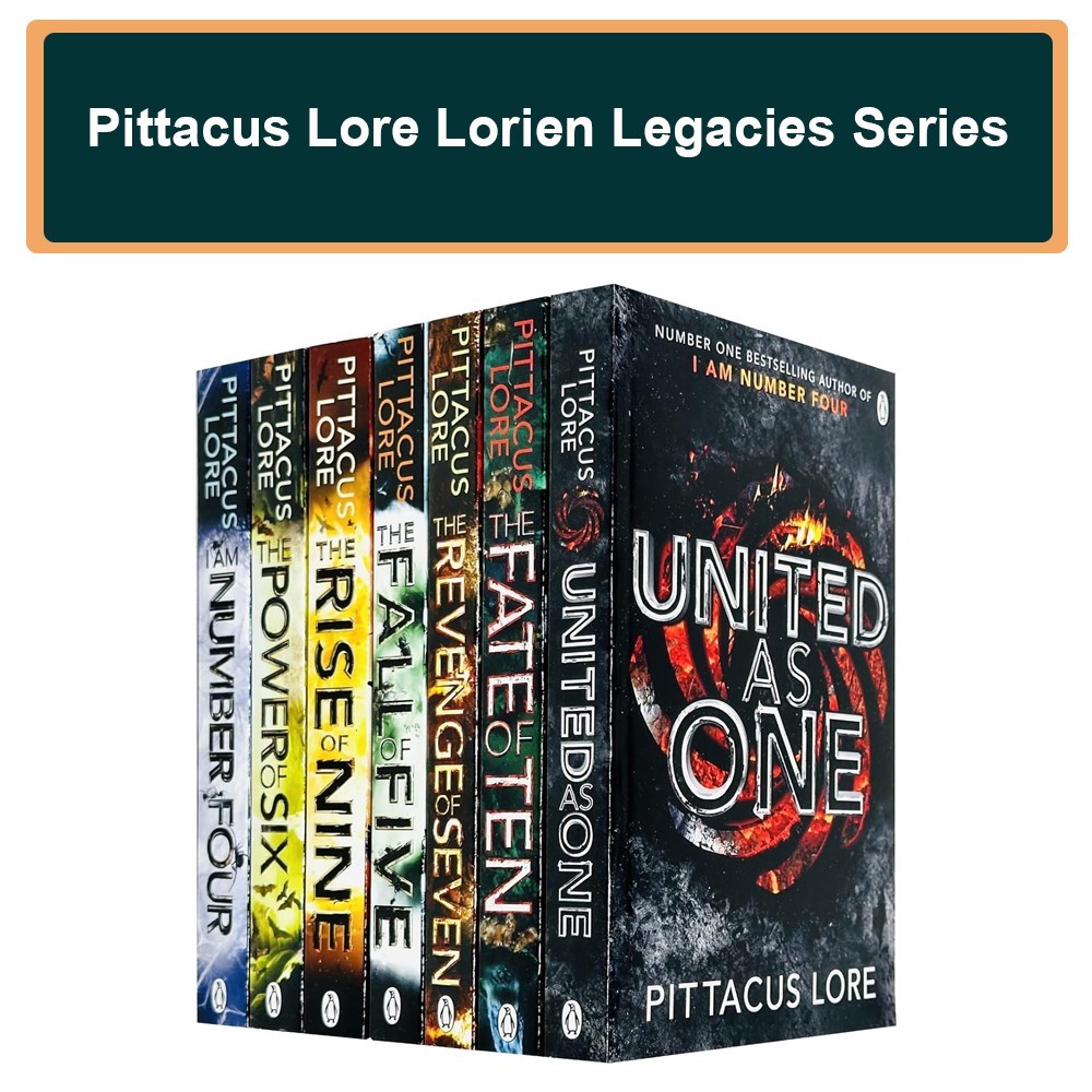 Pittacus Lore Lorien Legacies Series 7 Books Collection Set Fate of ten