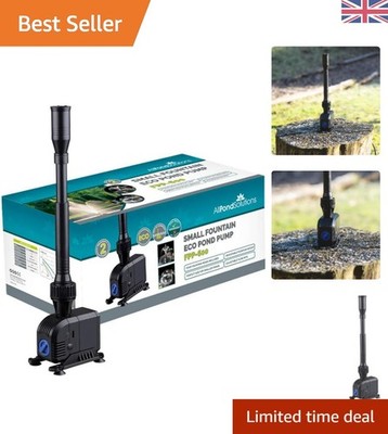 Leistungsstarke 600 l/h Tauchbrunnenpumpe - Ideal für kleine Teiche & Gärten