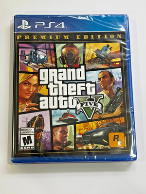 Grand Theft Auto V - PlayStation 4 - Rockstar Games Brand New & Factory Sealed!