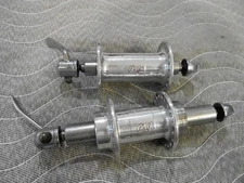 Pair of Phil Wood 40-Hole Tandem Hubs with Mavic Quick Releases
