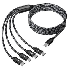 USB C Splitter Multi Charging Cable, Dual Type C Charger Cord,4 in 1 Multiple Ny