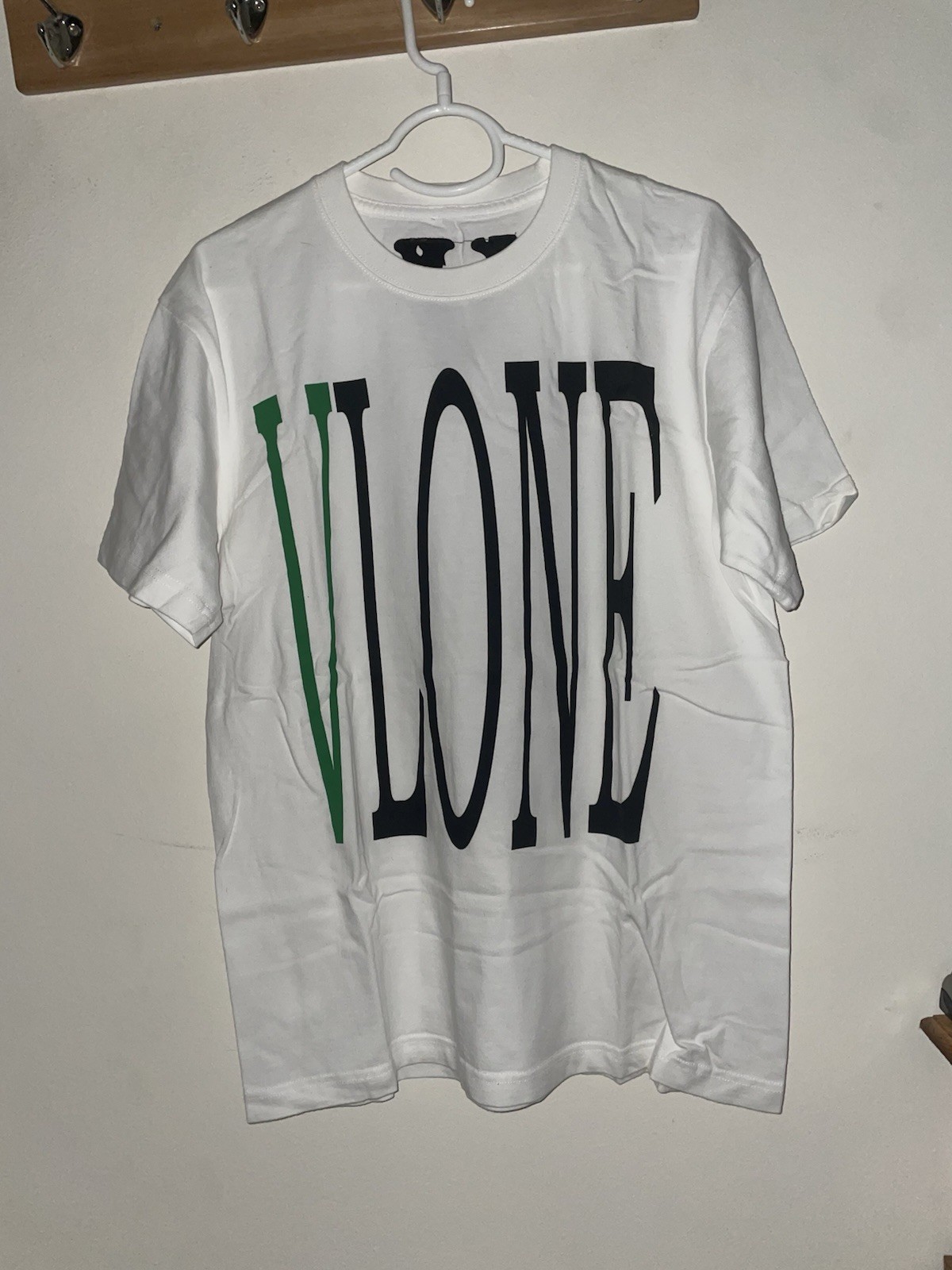 Vlone White/Green staple Tee