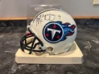 Steve McNair signed autographed Tennessee Titans Riddell Mini Helmet