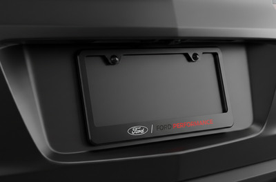 Black on Black Mustang F150 Raptor Ford Performance License Plate Frame