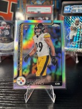 2023 Topps Chrome Sebastian Castro #370 Rookie Pittsburgh Steelers NFL Football